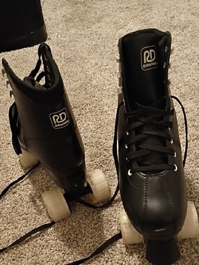 RD Rollerdome Women's Black Water Shoes-Style Quad Skates